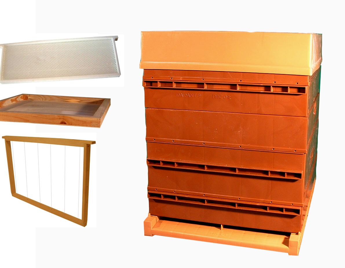 Cadre De Ruche En Plastique Pour Hausse Dadant - Longueur 47 Cm, Sans Cire, Conforme Norme NF U82101 - Pour Apiculture