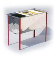 le-travail-en-miellerie-la-desoperculation-bacs-bac-a-desoperculer-inox-lega-1.25-m
