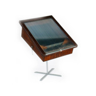 les-ruches-la-cire-fonte-de-la-cire-cerificateur-solaire-bois-avec-pied
