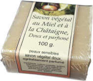 boutique-les-produits-de-beaute-savons-savon-miel,karite,chataigne-100g